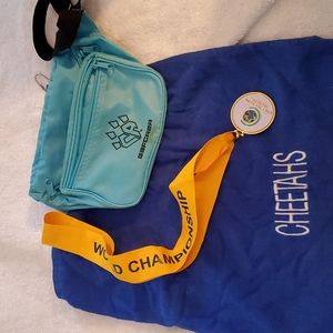 Cheer Athletics Cheetahs towel, medal & Fanny pack